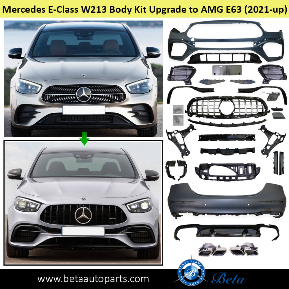 Mercedes E-Class W213 (2021-2023), Body Kit AMG E63 Look for Standard, China Mercedes E-Class W213 (2021-2023), Body Kit AMG E63 Look for Standard, China